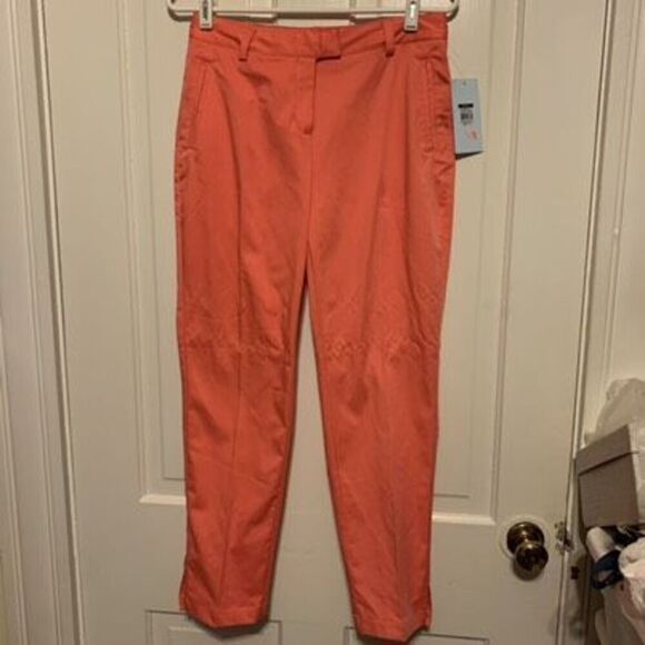 Lady Hagen Size 2 Costal Coral Ankle Pants **NEW** - Picture 2 of 8
